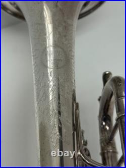 Eastman ETR520G Silver Plated Intermediate Trumpet with Vincent Bach 5C Mouthpiece