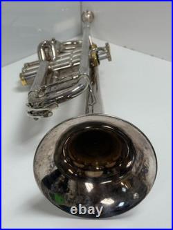 Eastman ETR520G Silver Plated Intermediate Trumpet with Vincent Bach 5C Mouthpiece