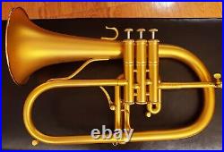 Eclipse Flugelhorn in Brushed Gold Lacquer Finish