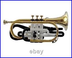Cornet En Si Bémol 3 Pistons – Qualité Supérieure, Laiton, Avec étui Et Embouchure, Par Sound Saga