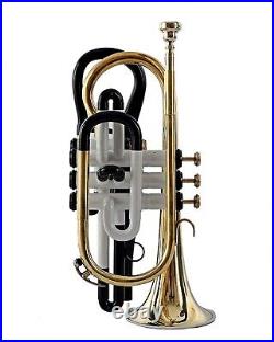 Eco Cornet Bb Pitch White With Hard Case & Mouthpiece