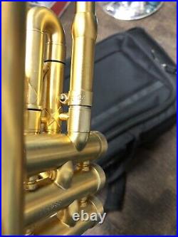 Edwards Generation 3 Modular Trumpet Satin Brass Finish With Protec 2 Horn Case