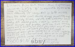 Elkhart Alto Peck Horn. Mini Euphonium. Made in France. Serial #2373