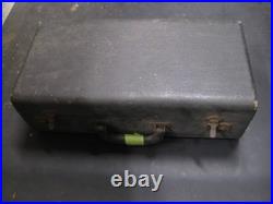 Elklhart Silver Cornet 1942 with Case and Mouthpiece Parts or Repair