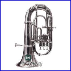 Euphonium 4 Valve Brass Instrument Bb Euphonium with Mouthpiece & Case