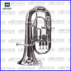 Euphonium 4 Valve Brass Instrument Bb Euphonium with Mouthpiece & Case