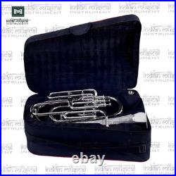 Euphonium 4 Valve Brass Instrument Bb Euphonium with Mouthpiece & Case