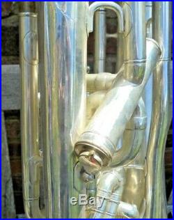 Euphonium, Boosey & Hawkes'Imperial Class A' 4 Valves, Silver plated