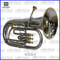 Euphonium Brass Instrument Includes Mouthpiece & Hard Case