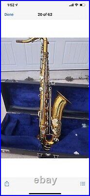 Excellent King Super 20 Tenor Saxophone with Case 1974