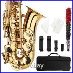FAST, FREE SHIPPING? Pros / Beginners! Saxophone +Case/Bag +Gloves