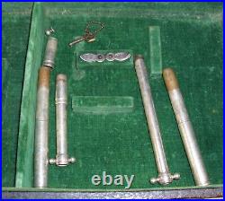 FILLMORE MARVEL SILVER JAZZ AGE CORNET WITH CASE 1930s