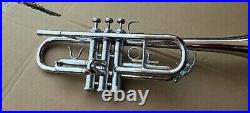 FLORIDA FEST C Trumpet SILVER with Case Clear Sound Classical Traditional