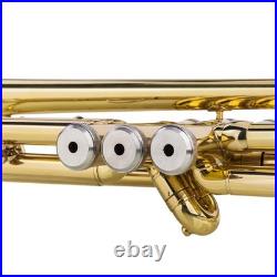 FREE SHIPPING? Unmarked Trumpet with Case/Bag/Pack +Strap +Cloth