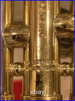 F. A. Reynolds Medalist Vintage Trumpet with Case Cleaned and Serviced. Nice