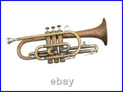 F. E. Olds Ambassador Cornet WithCase Circa 1943 Serial Number 117538. Still Plays
