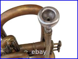 F. E. Olds Ambassador Cornet WithCase Circa 1943 Serial Number 117538. Still Plays