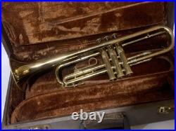 F. E. Olds Ambassador Vintage Trumpet Instrument 1974 With Case & Mouthpiece Bb