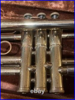 F. E. Olds Ambassador Vintage Trumpet Instrument 1974 With Case & Mouthpiece Bb