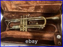 F. E. Olds Ambassador Vintage Trumpet Instrument 1974 With Case & Mouthpiece Bb