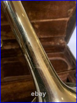 F. E. Olds Ambassador Vintage Trumpet Instrument 1974 With Case & Mouthpiece Bb