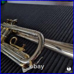 F. E. Olds Opera Large Bore trumpet GAMONBRASS Olds Mendez mouthpiece, case