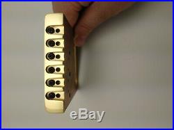 Fender Brass Telecaster Bridge Assembly Genuine Kahler NOS Parts