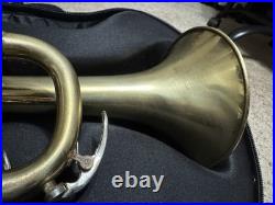 First Act Trumpet Custom Brushed Raw Brass Finish Ready To Play
