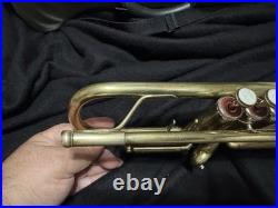 First Act Trumpet Custom Brushed Raw Brass Finish Ready To Play