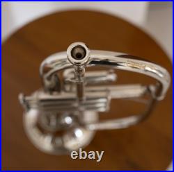 Flugelhorn Sliver 3 Valve Ultrasonically Clean, Case and Mouthpiece