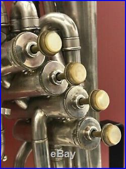Frank Holton Double Bell Euphonium 2 bells 4 valves original case