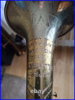Frank Holton Vintage Super Collegiate Cornet 2 Color, Very Good Ready To Play