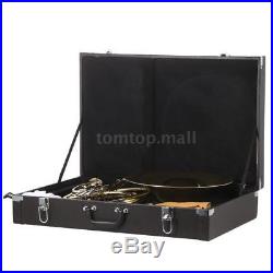 French Horn B/Bb Flat 3 Key Brass Golden for Musical Experts with Case Care Kit