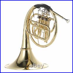 French Horn B/Bb Flat 3 Key Brass Single-Row Split Wind Instrument Mouthpiece