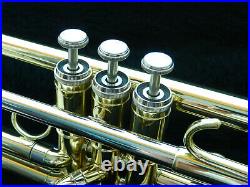 GETZEN 300 USA Student Trumpet Smooth Valves / Case / 7C Mouthpiece Complete