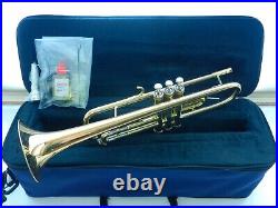 GETZEN 400 USA Student Trumpet Smooth Valves Rose Brass Bell Very Nice