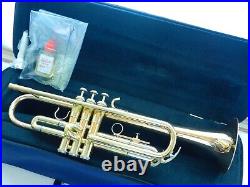 GETZEN 400 USA Student Trumpet Smooth Valves Rose Brass Bell Very Nice