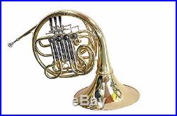 GOLD Bb/F Double FRENCH HORN STERLING Pro Quality Brand New With Case