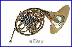 GOLD Bb/F Double FRENCH HORN STERLING Pro Quality Brand New With Case