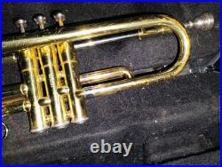 Getzen 300 Series Bb Trumpet Brass Lacquered with Case & Mouthpiece