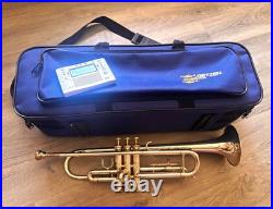 Getzen 700SP Silver Plated Trumpet, Case, Metronome