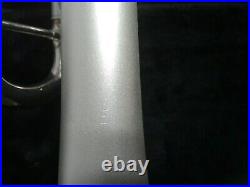 Getzen 700 Bb Trumpet with satin silver finish