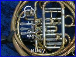 Getzen Double French Horn Ser#55718 Plays Well