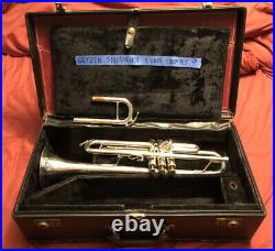 Getzen Eterna Severinsen Professional Silver Trumpet. 1968-69