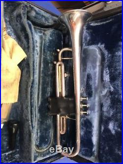 Getzen Eterna Severinsen Trumpet 1972-75 Silver plated with case, 2nd owner
