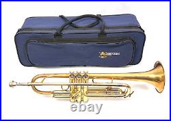 Getzen Trumpet 400 Series with Bach 7c Mouthpiece & Case Excellent Condition