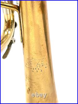 Getzen Trumpet 400 Series with Bach 7c Mouthpiece & Case Excellent Condition