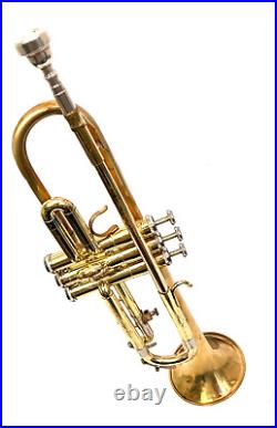 Getzen Trumpet 400 Series with Bach 7c Mouthpiece & Case Excellent Condition