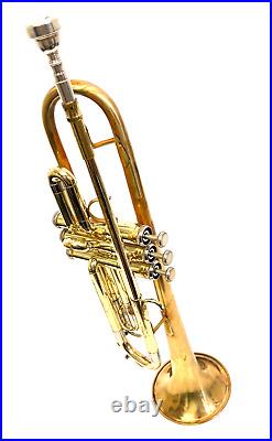 Getzen Trumpet 400 Series with Bach 7c Mouthpiece & Case Excellent Condition