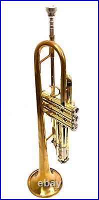 Getzen Trumpet 400 Series with Bach 7c Mouthpiece & Case Excellent Condition